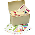 Smead® NCC Alphaz® Permanent Color-Coded Name Label Kit, NCC-ADU, Box Of 1,500 Labels