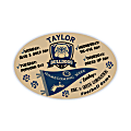 Custom Full-Color Non-Slip 8 Mil. Textured Vinyl Repositionable/Removable Floor Decals, Oval Shape, 24" x 36" 1 thumbnail image