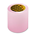 Scotch Labelgard Film Tape - 72 yd Length x 4" Width - 2.5 mil Thickness - 3" Core - Acetate - 2.50 mil - 1 / Roll - Pink