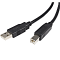 StarTech.com USB 2.0 Male A to Male B Cable, 15"™, Black
