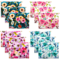 Global Deluxe Designer Printed Hanging File Folders, 1/5 Cut, Letter Size, Floral, Pack Of 12 Folders 1 thumbnail image