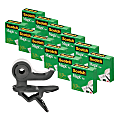 Scotch® Magic™ Invisible Tape With Clip-And-Twist Dispenser, 0.75" x 1,000", Clear, Pack Of 12 Rolls 1 thumbnail image