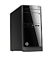 HP 110-210 Desktop PC, AMD A4, 4GB Memory, 500GB Hard Drive, Windows® 8 1 thumbnail image