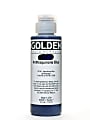 Golden Fluid Acrylic Paint, 4 Oz, Anthraquinone Blue