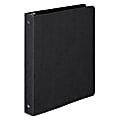 Wilson Jones® Flexible Ring 3-Ring Binder, 1" Round Rings, Black 1 thumbnail image
