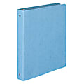 Wilson Jones® Presstex® 3-Ring Binder, 1" Round Rings, Light Blue 1 thumbnail image