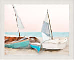 Timeless Frames® Coastal Wall Art, Horizontal, 12" x 18", Shore Boats