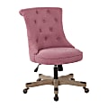 Office Star™ Hannah Tufted Office Chair, Orchid/Gray