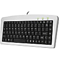 Adesso USB Mini Keyboard, Silver, Black 1 thumbnail image