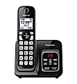 Panasonic® DECT 6.0 Cordless Telephone With Answering Machine, 1 Handset, KX-TGD530M