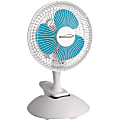 Brentwood Kool Zone F-621W 6" Convertible Clip Desk Fan - 152.4 mm Fan Diameter - 2 Speed - Pivoting Head, Carrying Handle, Quiet, Clip-on, Oscillating, Adjustable Tilt Head, Safety Grill - White 1 thumbnail image