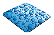HandStands Raindance Mouse Pad, 8 3/4" x 7 7/8", Blue 1 thumbnail image