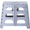 Range Kleen SS2 Plastic 2-Step Step Stool, 300 Lb Capacity, 17-1/2", Gray