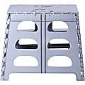 Range Kleen SS2 Plastic 2-Step Step Stool, 300 Lb Capacity, 17-1/2", Gray 1 thumbnail image