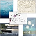 All-Occasion Greeting Cards, Sympathy/Deepest Condolences Assortment Pack With Blank Envelopes, 7-7/8" x 5-5/8", Pack Of 50