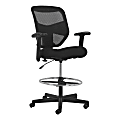 HON® Prominent High-Back Task Stool, Black 1 thumbnail image