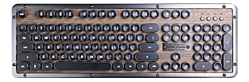 Azio Retro Classic Wireless Keyboard, Full Size, Elwood