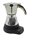 Bene Casa 3-Cup Electric Espresso Coffee Maker, Silver/Black 1 thumbnail image
