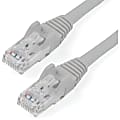 StarTech.com 30ft Gray Cat6 Patch Cable with Snagless RJ45 Connectors - Long Ethernet Cable - 30ft Cat 6 UTP Cable - N6PATCH30GR 1 thumbnail image