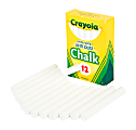 Crayola® Anti-Dust® Chalk, White, Box Of 12 Sticks 1 thumbnail image