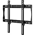 Peerless SmartMount Universal Flat Wall Mount SF640 - Mounting kit (wall plate, bracket, security fasteners) - for LCD display - black - screen size: 32"-50" - mounting interface: 400 x 400 mm - wall-mountable