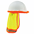 Ergodyne GloWear 8005 High-Visibility Hard Hat Reflective Mesh Neck Shade, Lime