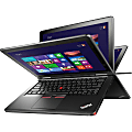 Lenovo ThinkPad Yoga 12 20DL0038US 12.5" Touchscreen 2 in 1 Ultrabook  - 1920 x 1080 - Intel Core i5 i5-5300U Dual-core 2.30 GHz - 8 GB RAM - 180 GB SSD - Graphite Black - Windows 8.1 Pro - Intel HD Graphics 5500 1 thumbnail image