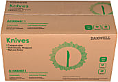 Daxwell Medium/Heavyweight Wrapped Utensils, Knives, Champagne, Pack Of 1,000 Knives 1 thumbnail image