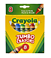 Crayola® Jumbo Crayons, Assorted Colors, Box Of 8 Crayons 1 thumbnail image