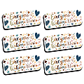 Ashley Productions Magnetic Whiteboard Eraser, Everyone is Welcome, Pack Of 6 1 thumbnail image