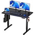 Bestier Electric Adjustable-Height Standing Desk With 3 Height-Memory Presets & USB Port, 48"W, Black 1 thumbnail image