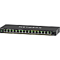Netgear 16-Port High-Power PoE+ Gigabit Ethernet Plus Switch (231W) with 1 SFP Port - 15 Ports - Manageable - 3 Layer Supported - Modular - 1 SFP Slots - 231 W PoE Budget - Twisted Pair - PoE Ports