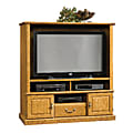 Sauder® Orchard Hills Entertainment Center For 47"-Wide TVs, 58"H x 53 1/2"W x 21 3/8"D, Carolina Oak 1 thumbnail image