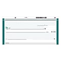 Personal Wallet Checks, 6" x 2 3/4", Duplicates, Pinstripe Green, Box Of 150