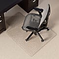 Realspace™ Heavy Duty Chair Mat for Carpet with Lip, Ramped Edge, 36" x 48", Clear 1 thumbnail image