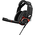 Sennheiser GSP 600 Professional Gaming Headset - Stereo - Mini-phone (3.5mm) - Wired - 28 Ohm - 10 Hz - 30 kHz - Over-the-head - Binaural - Circumaural - Bi-directional, Noise Cancelling, Electret, Condenser Microphone - Black 1 thumbnail image