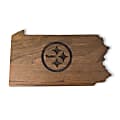 Imperial NFL Wooden Magnetic Keyholder, 9”H x 5-1/2”W x 3/4”D, Pittsburgh Steelers 1 thumbnail image