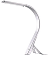 Realspace™ Curved Contemporary LED Task Lamp, Adjustable, 18"H, Silver 1 thumbnail image
