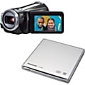 Panasonic HDC-SD5 - camcorder - flash card - with Panasonic VW-BN1 DVD burner 1 thumbnail image