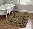 Linon Flokati Area Rug, 3' x 5', Morrigan 2000G Mushroom 1 thumbnail image