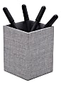 Realspace® Gray Fabric Pencil Cup
