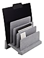 Realspace®  Gray Fabric 4-Compartment Desk Sorter
