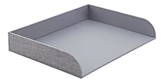 Realspace® Gray Fabric Paper Tray, Letter Size 1 thumbnail image