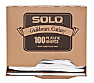Solo® Guildware Heavyweight Knives, White, 100 Knives Per Box, 10 Boxes Per Case