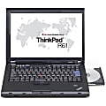 Lenovo ThinkPad R61u 7733PAU 14.1" LCD Notebook - Intel Core 2 Duo T8300 Dual-core (2 Core) 2.40 GHz - 1 GB DDR2 SDRAM - 80 GB HDD - Windows Vista Business 32-bit - 1280 x 800 - Black