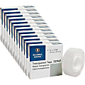 Business Source All-purpose Transparent Tape - 36 yd Length x 0.75" Width - 1" Core - 12 / Pack - Clear