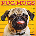 2026 Willow Creek Press Monthly Mini Wall Calendar, 7" x 7", Pug Mugs, January To December, 53713 1 thumbnail image