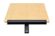 Ergo Desktop 12"W Detachable Side Work Surface Corner Desk, Maple 1 thumbnail image