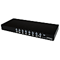 StarTech.com 16 Port 1U Rackmount USB KVM Switch Kit with OSD and Cables - A complete 16-port USB KVM kit, including all necessary cables and accessories - usb kvm switch - 16 port kvm switch - vga kvm switch -rack mount kvm 1 thumbnail image
