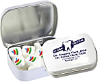 Custom Personalized Domed Tin With Imprinted Mints 1 thumbnail image